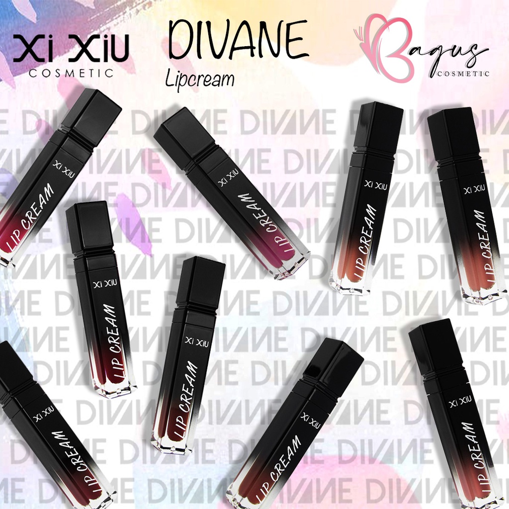 ⭐BAGUS⭐ XI XIU DIVANE Series | Lipcream / Lipstick | LIP CREAM DIVINE XI XIU BPOM