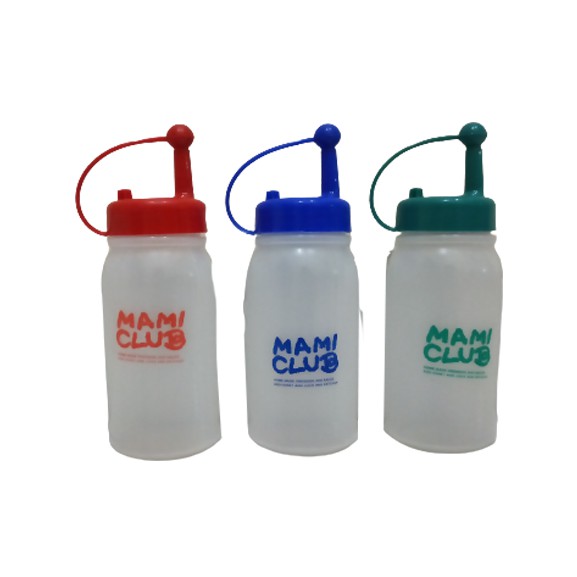 Mami Club Botol Saus Kecap 250ml Isi 3 pcs / Squeeze Sauce Bottle Dispenser