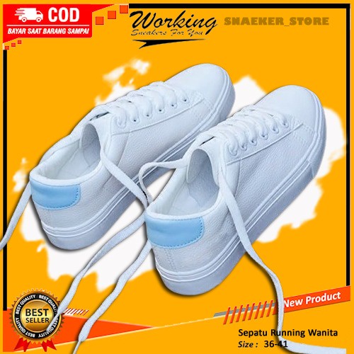 Sepatu Sapatu  Spatu Sneaker Running Seakers Inport Inpor Import Impor Wanita  Pepermpuan Prempuan C