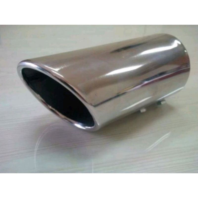 muffler miring / buntut knalpot mobil  / mobil baleno