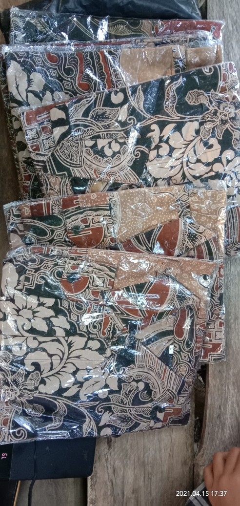 Size M L Xl Xxl Xxxl Bswart Batik Hrb026 Kenongo Hem Pendek Padi Pekalongan M L Xl Batik Pria Murah