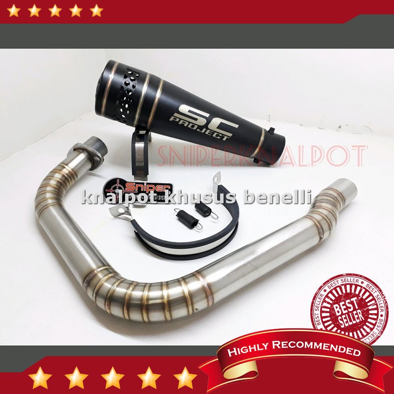 Beli Knalpot full system benelli 200 evo SC