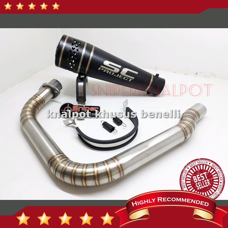 Harga Knalpot Benelli 200 efi Full system SC