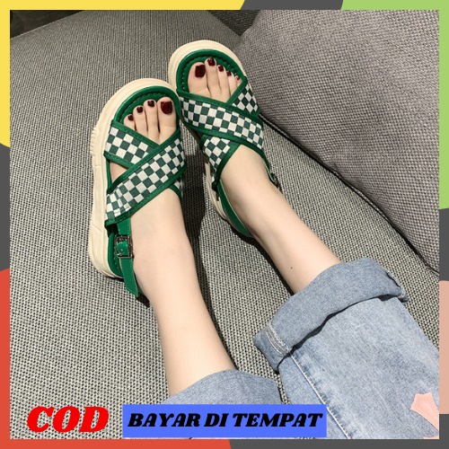 Free Kotak Sepatu Sandal Wedges Wanita Import Premium Quality SS-SW02