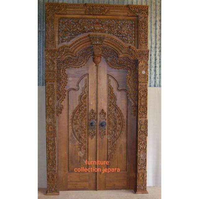 Pintu gebyok modern jati mewah TERMURAH