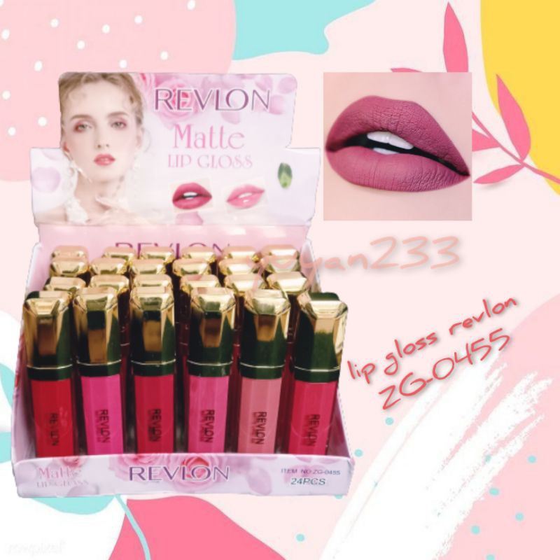 PROMO PER12PCS!!!LIP GLOSS MATTE REVLON ZG-0455