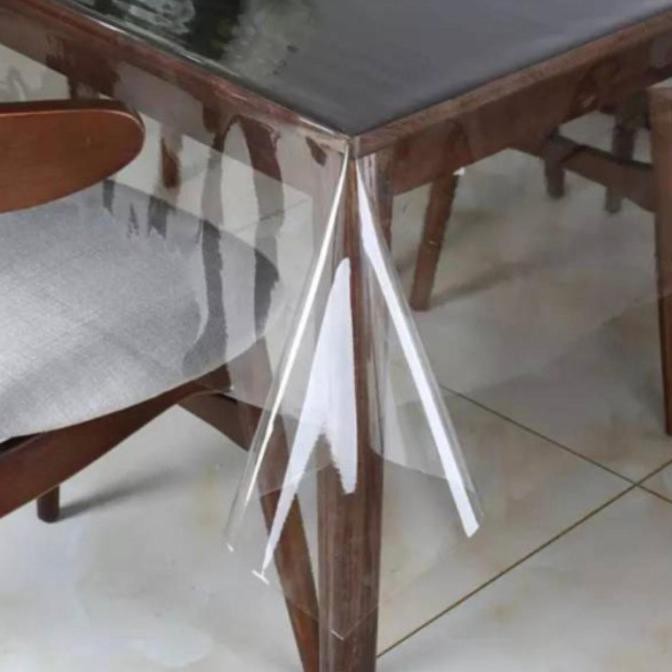 Taplak Meja Plastik/Plastik Mika Meteran/Taplak Meja Bening