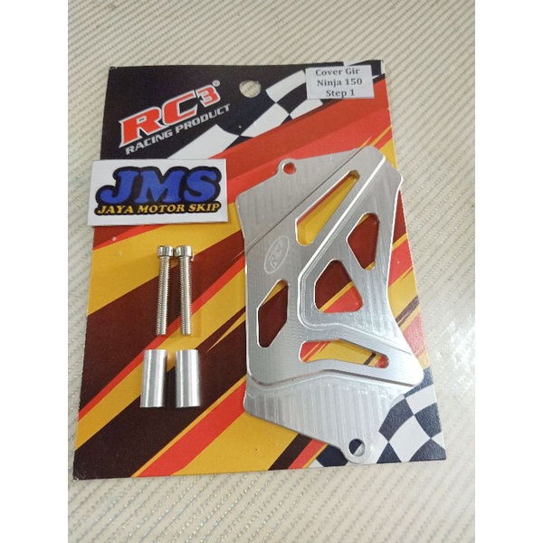Cover Gir/ Gear Depan Ninja RC3 Silver