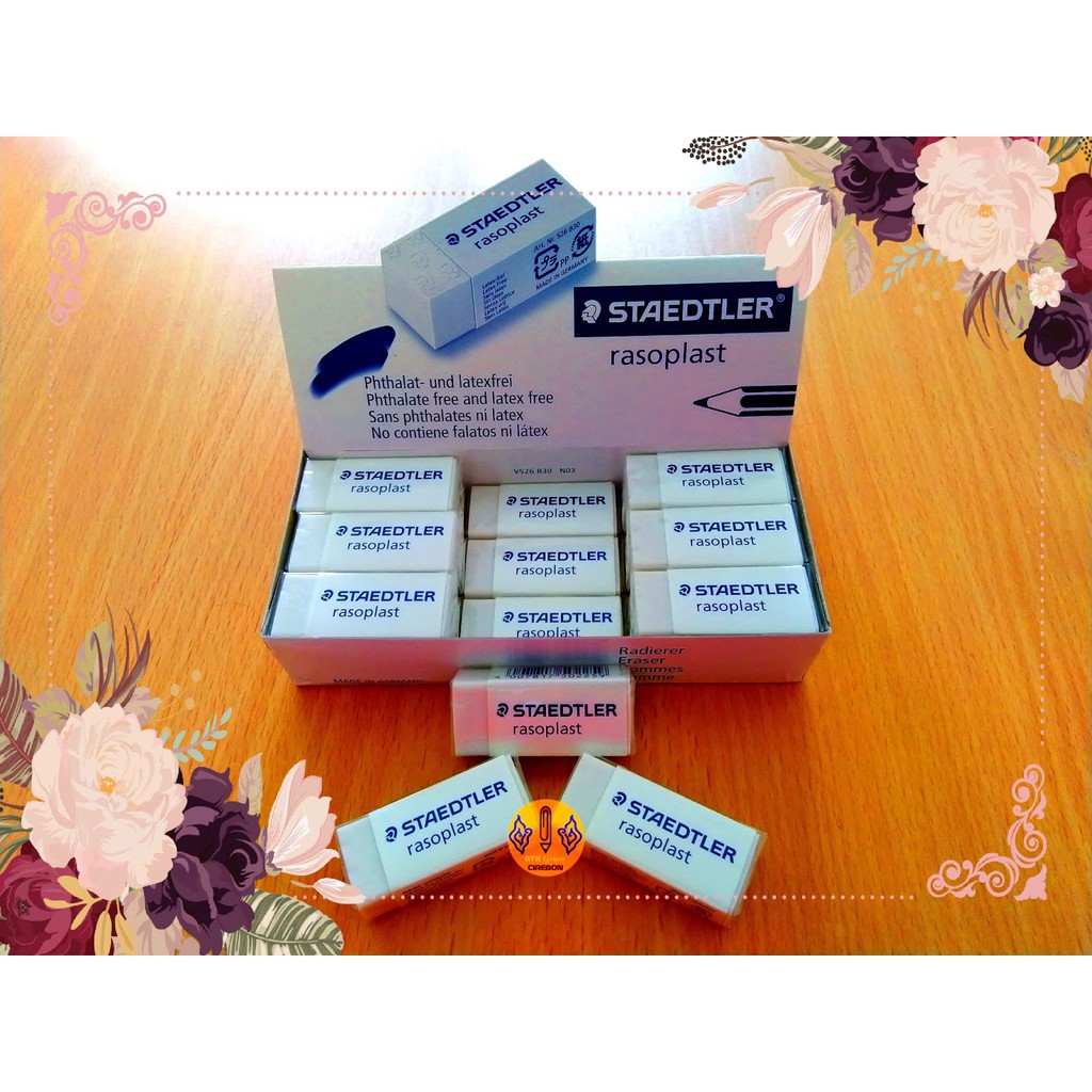 

Penghapus Sedang Staedtler 526 B30 Eraser Stip Kualitas Super