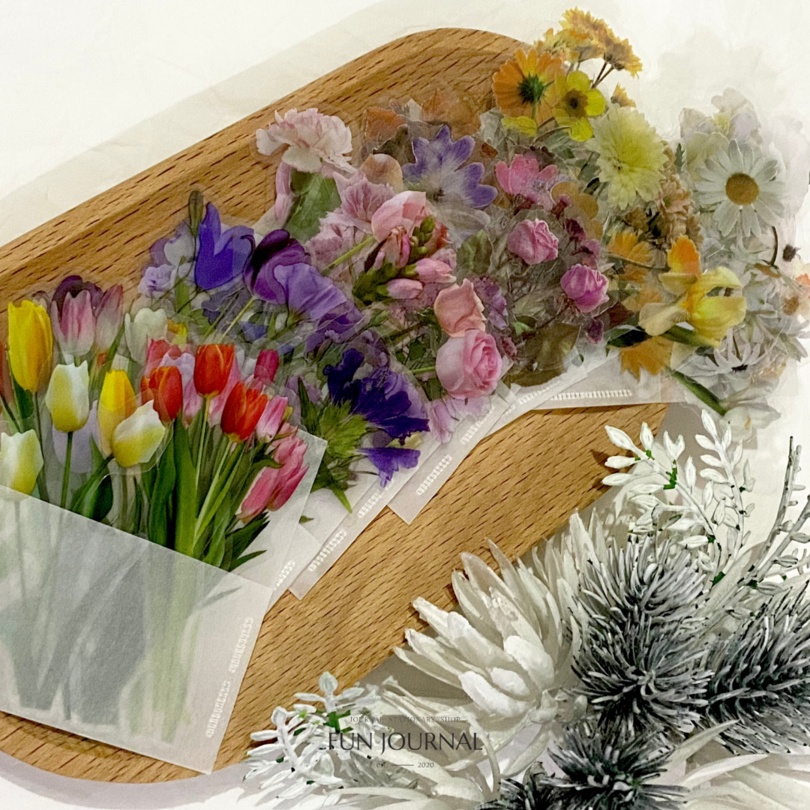 

ALL FLOWERS IN THE GARDEN STICKER STIKER PACK JOURNAL JURNAL PLANNING PLANNER SCRAPBOOK DIY BUJO