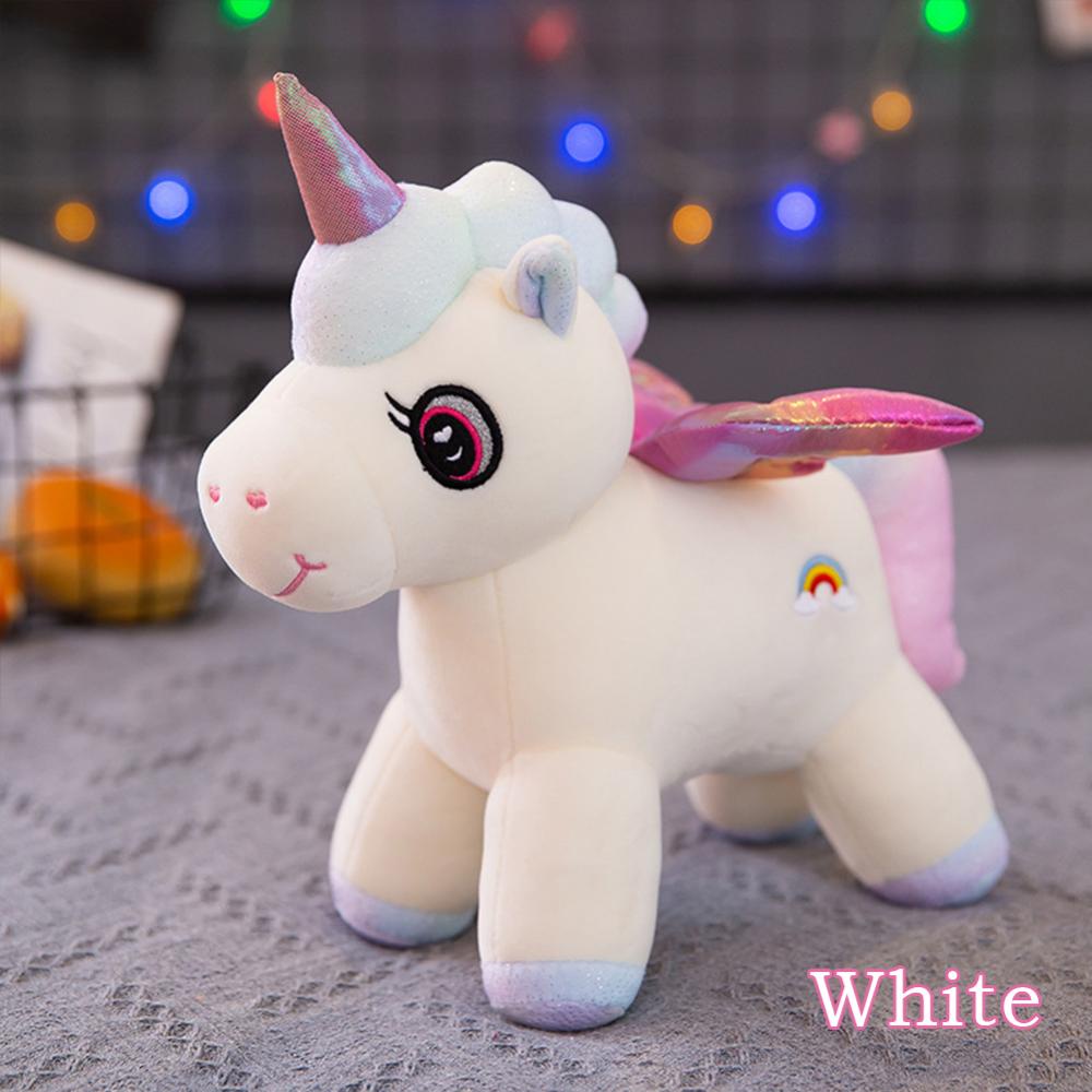 Timekey Mainan Boneka Stuffed Plush Unicorn Kawaii Lembut Untuk Anak Perempuan I5W8