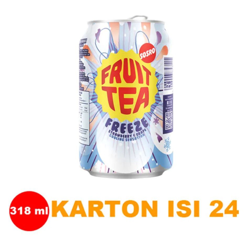 

FRUIT TEA KALENG KEMASAN CAN/KALENG HARGA MURAH 1 KARTON ISI 24