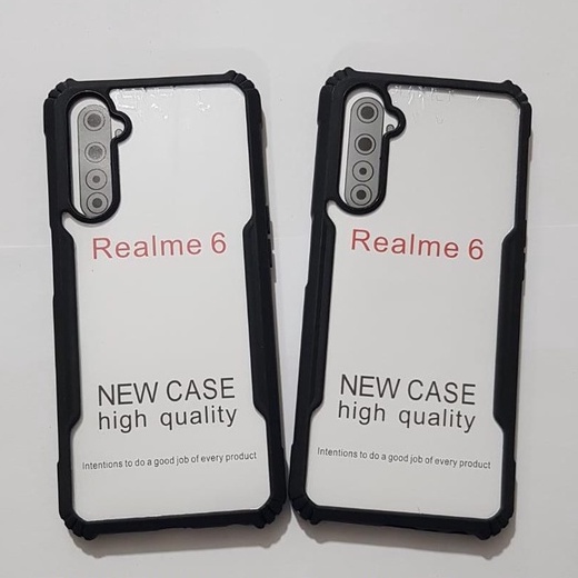 CASE FUSION ARMOR SHOCKPROOF REALME 6 SOFTCASE - FA