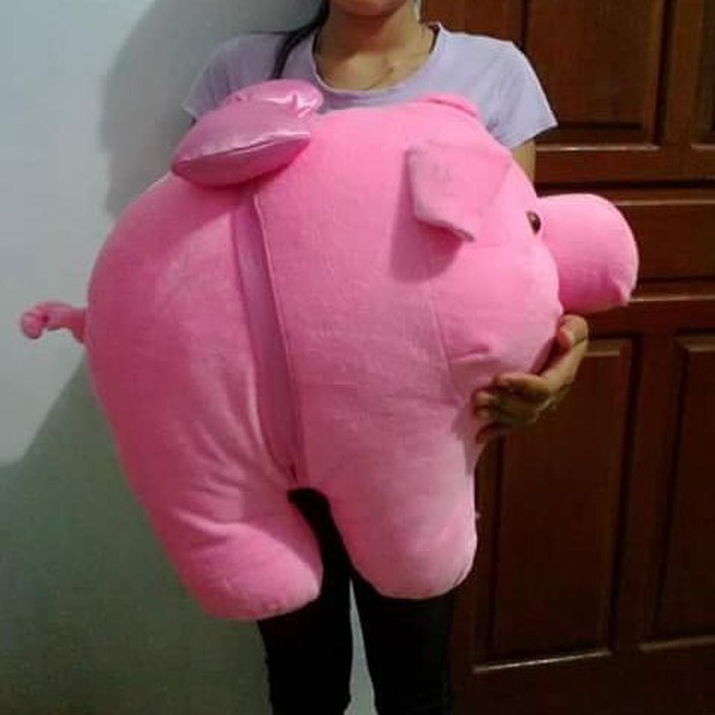 boneka babi jumbo ukuran 52 cm