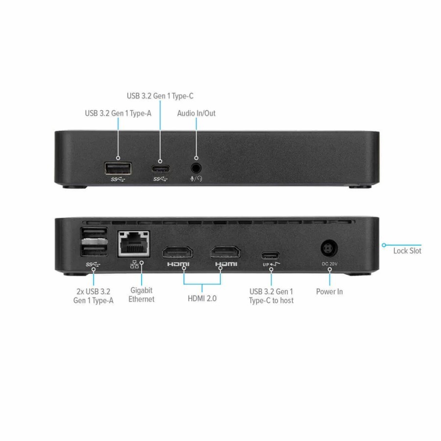 Docking Station Targus DOCK310 USB-C to USB-A USB-C HDMI RJ45 65W PD