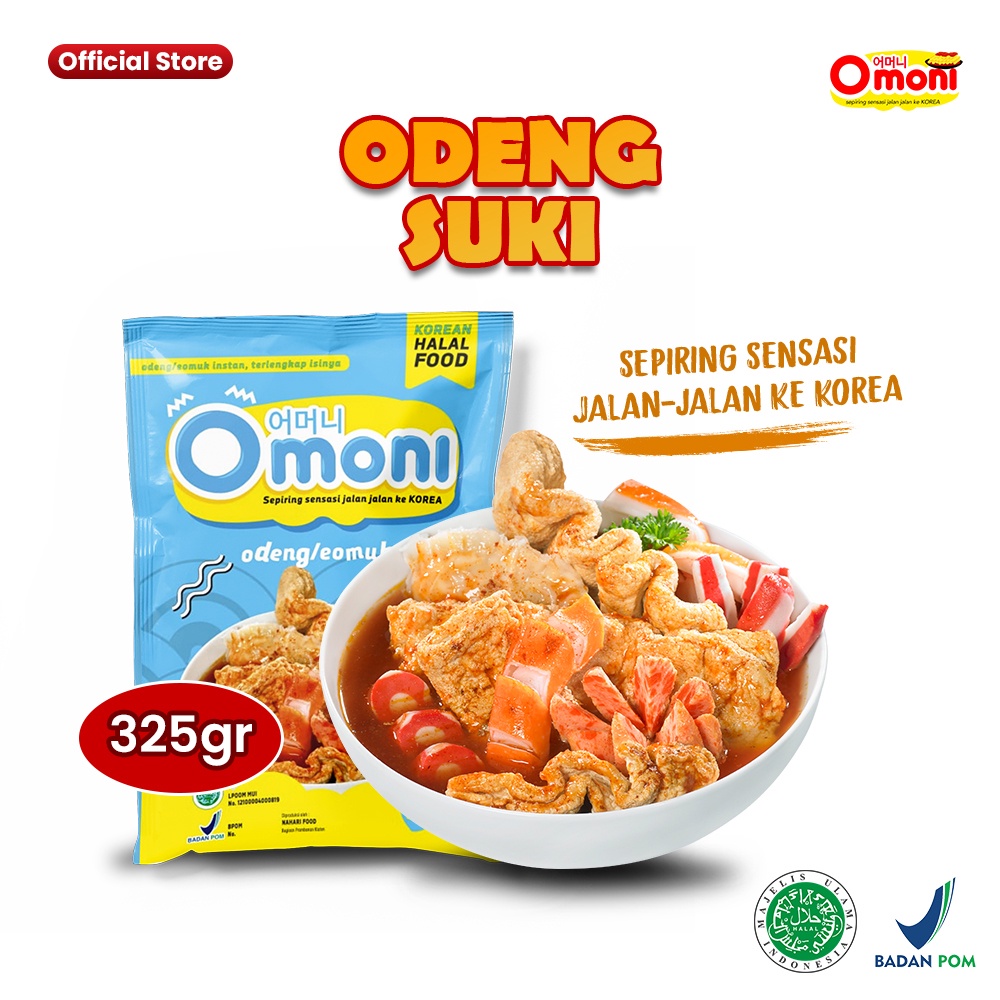 

Odeng Suki By Omoni 325g Olahan dari Daging Ikan yang Yummy dan Lembut dimulut