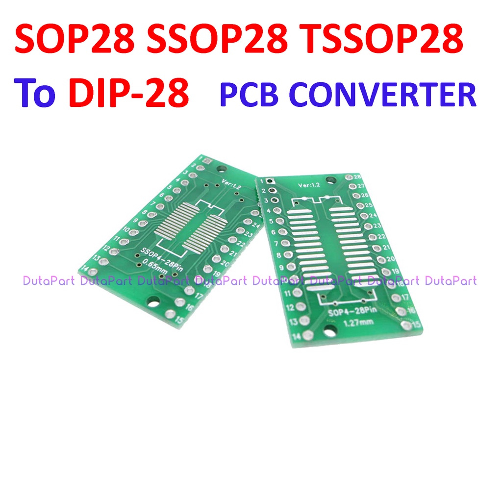 PCB Board SMD SOP28 SSOP28 TSSOP28 To DIP28 DIP 28 Adapter Converter