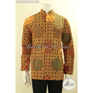  Baju  Batik Pria  Lengan Panjang Istimewa Kerah Shanghai 