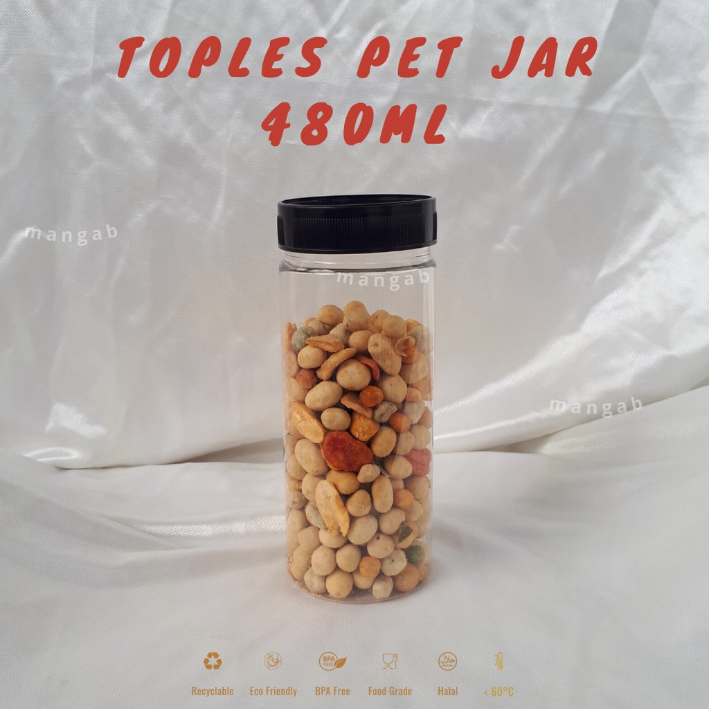 Toples Plastik 480ML/Toples bawang/Toples Kacang