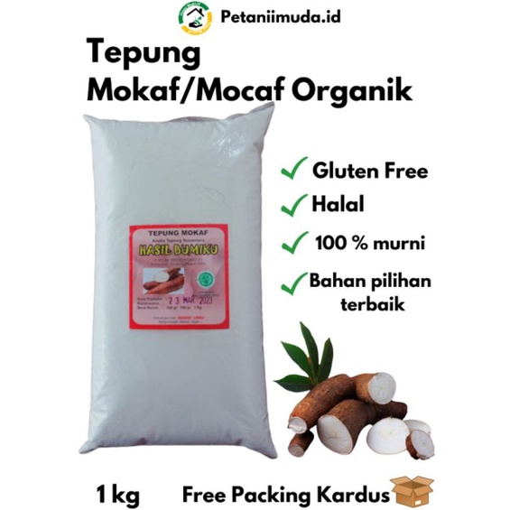 Jual Mokaf Organik 1 KG/Modified Cassava Flour/Tepung Mokaf Organik ...