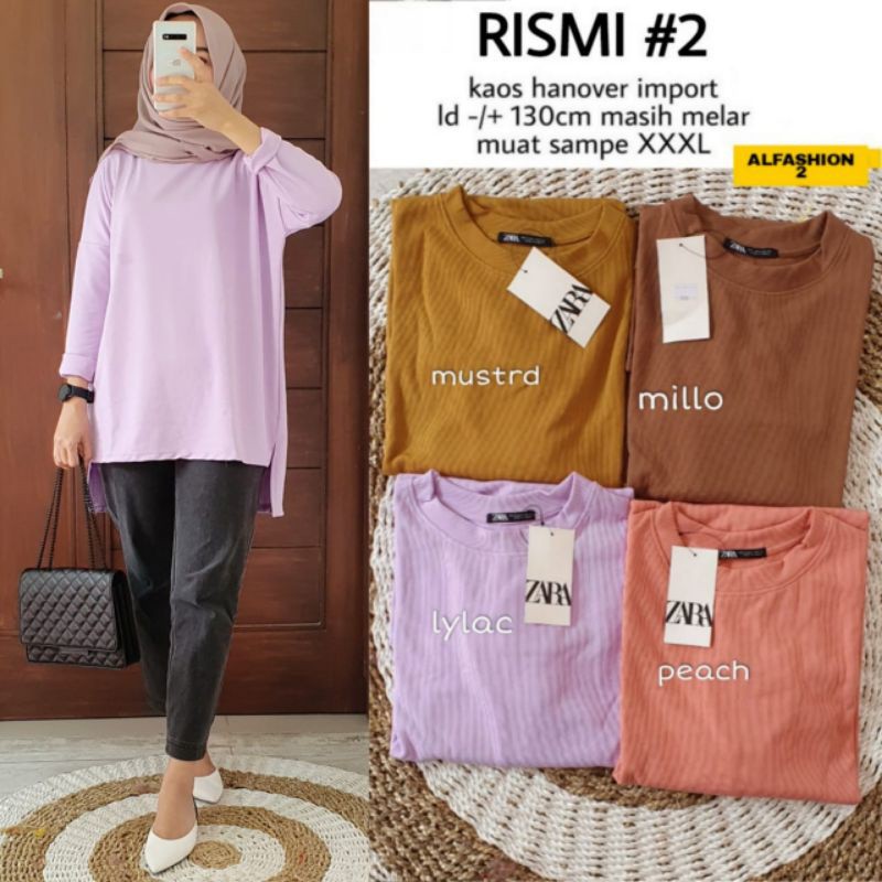 Atasan Rajut Import Wanita Jumbo LD 120 Rismi #2 by Alfashion Solo