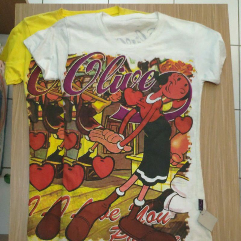 kaos oblong Cewe OBRAL MURAH (3pcs)