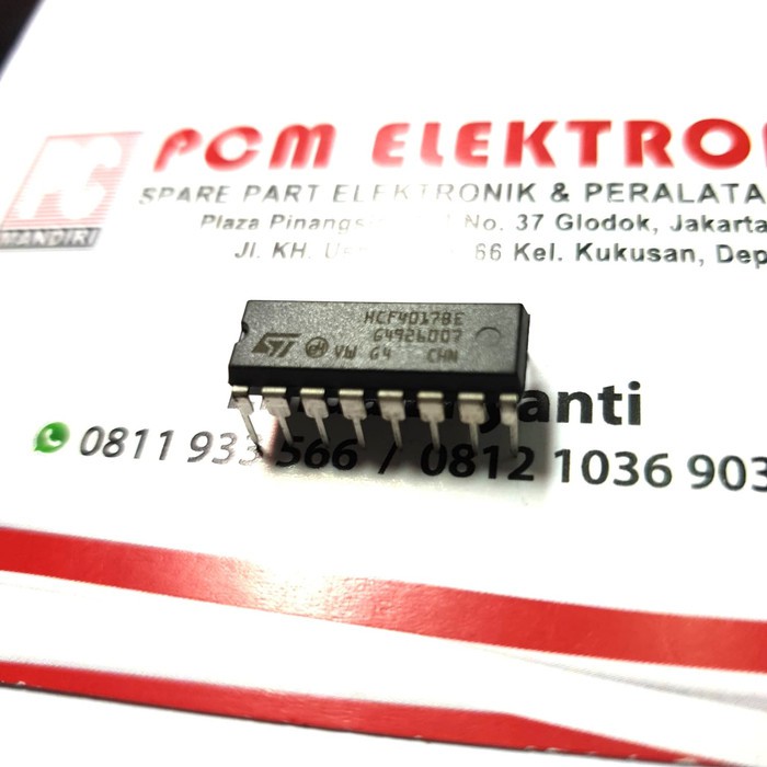 New IC LOGIC 4017 SERIES HCF4017BE DIL