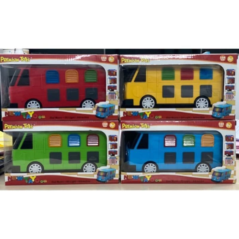 Mainan Bus Tayo Tombol Lagu Bahasa Indonesia Murah Edukasi Anak