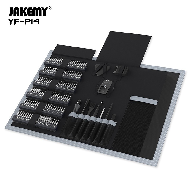 Jakemy JM-YF-P14 Full Mata Obeng Set Lengkap 141in1 Komputer Laptop