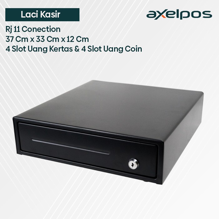 PAKET ALAT KASIR / CASH DRAWER 4 SLOT / PRINTER KASIR 58MM USB / SCANNER BARCODE 1D AUTO SCAN