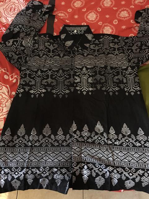 Kemeja Batik Lengan Panjang 021 Zahra Batik Hrb026 Hem Batik Murah Seno Sogan Bakung Padi Manggar