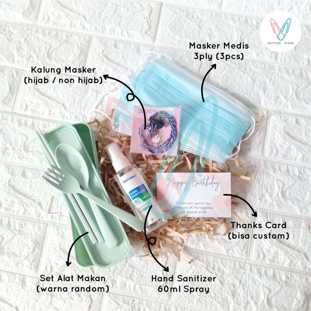 Hampers New Normal Kit Kado Unik Gift Ulang Tahun Murah Graduation Birthday Paket