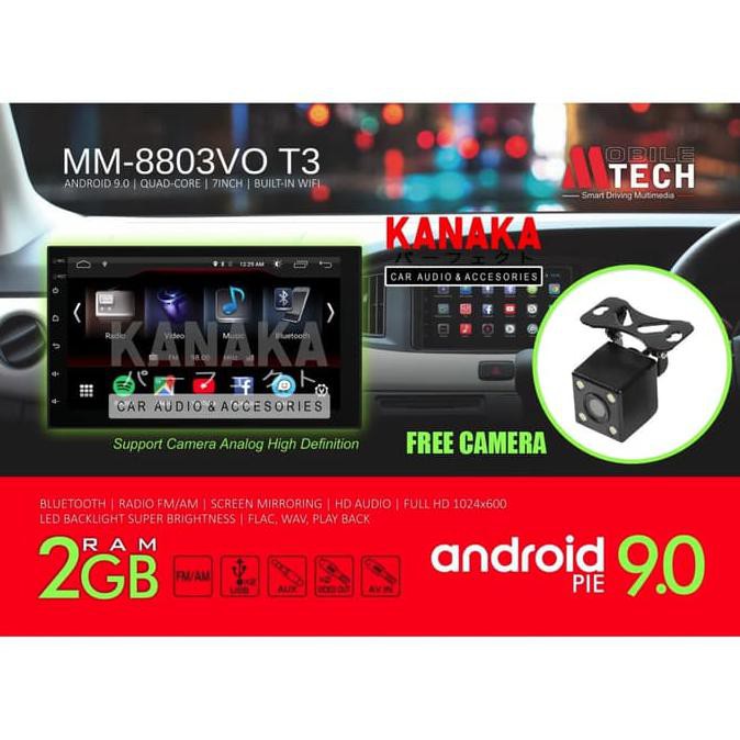New Head Unit Android Double Din Universal Tv Mobil Mtech Mm 8803 Vo T3