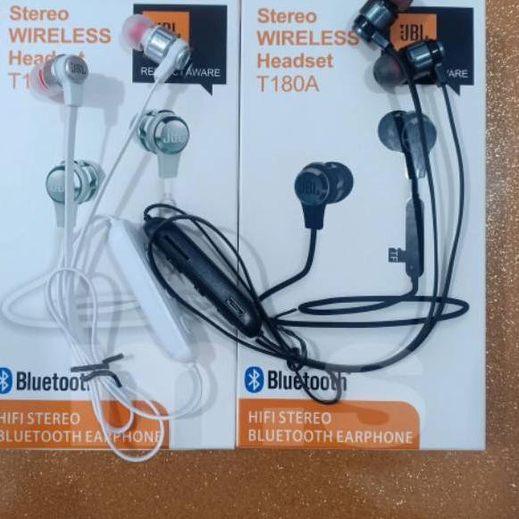 ☼ IKZ Headset bluetooth  T180A plus ot memory earphone wireless sport IKZ ❤️