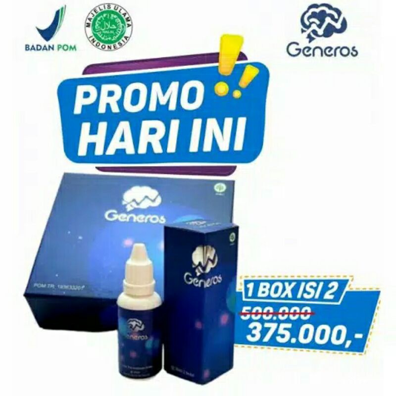 100% ORIGINAL | GENEROS - NUTRISI OTAK ANAK TERBAIK