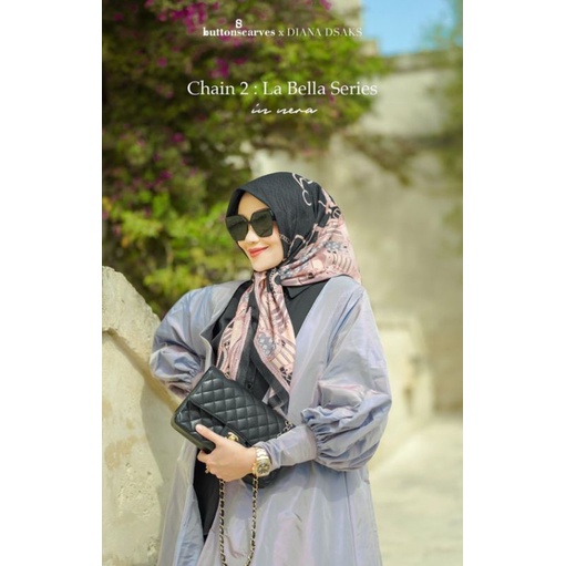 chain 2 La Bella series nera buttonscarves