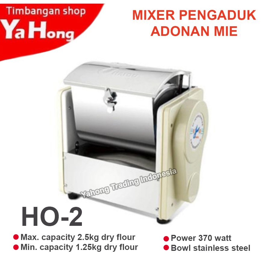 Mesin Mixer Mie Horizontal Pengaduk Adonan Mie HO 2