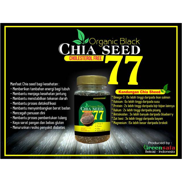 

CHIA SEED ORGANIK PRAKTIS 200 gr
