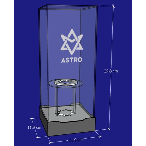 Lightstick Astro Versi 2 / Box Lightstick Astro Versi 2 Dengan Lampu / Box Acrylic Lightstick Dengan