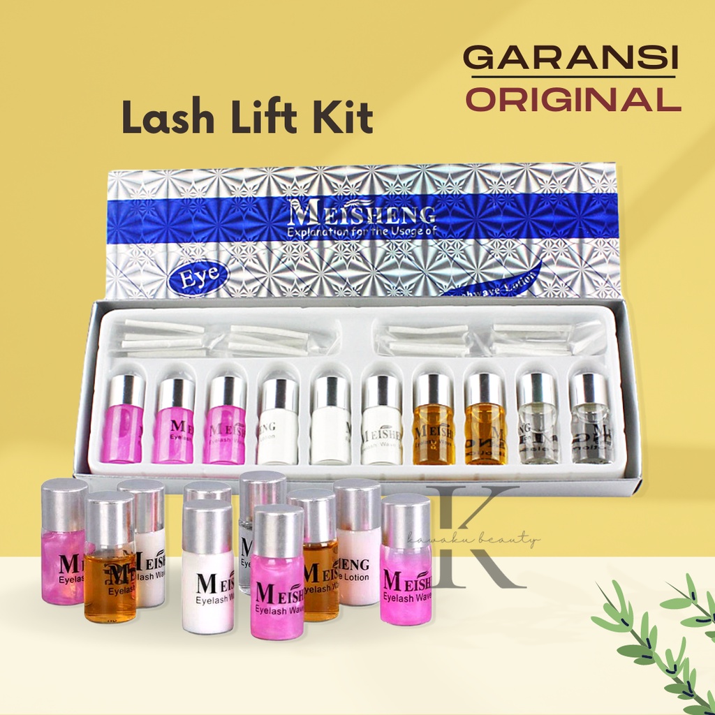 MEISHENG Lash Lift Kit paket pelentik bulu mata Perming Eyelash