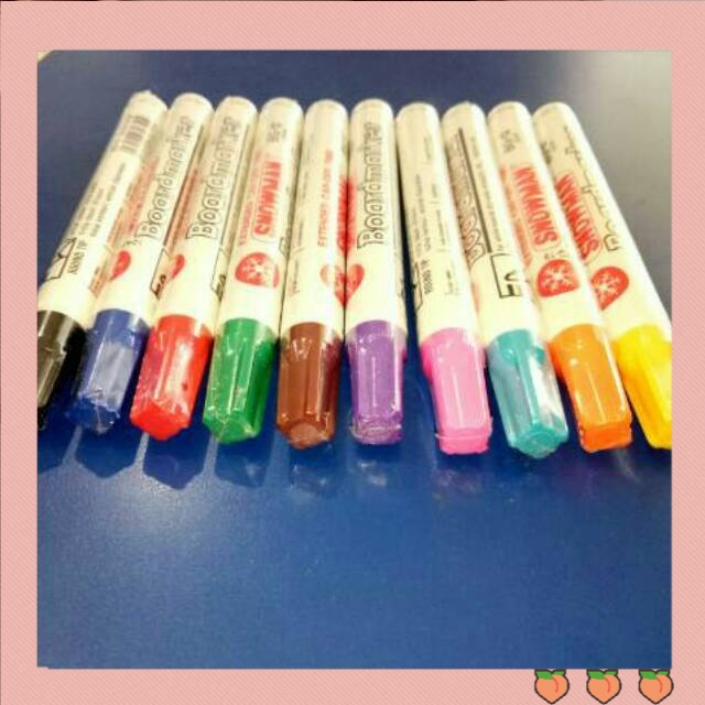 

Snowman White Board Marker Spidol Snowman (10 warna) / BOARD MARKER BG 12 / NON permanen