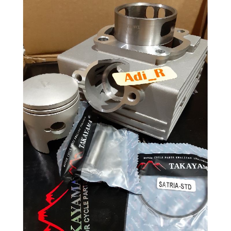 BLOK SEHER KOMPLIT  SATRIA 2T SATRIA RU SATRI HIU BLOK SEHER ASSY SATRIA 2T CYLINDER BLOK SATRIA 2T 