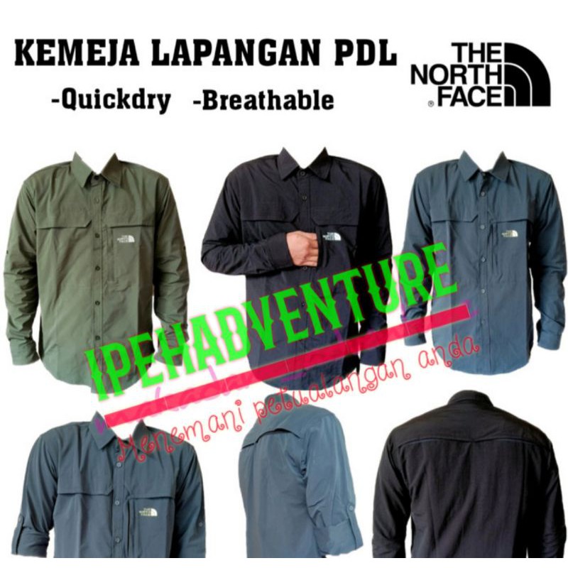 kemeja lapangan pdl tnf