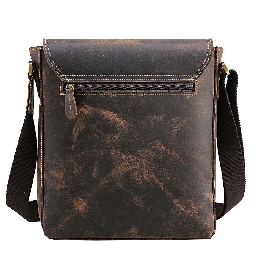 Tas Selempang Kulit Asli Crazy Horse Leather - HAIRUZ By Napoleon