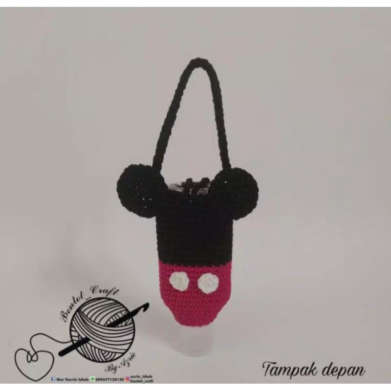 Holder Hand Sanitizer Rajut ( Tanpa Hand Sanitizer )