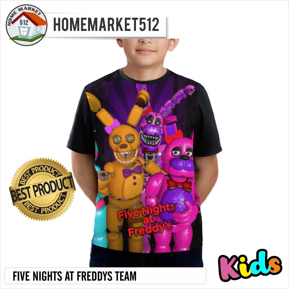 Kaos Anak Five Nights At Freddys Team Kaos Anak Laki-Laki Dan Perempuan | HOMEMARKET512