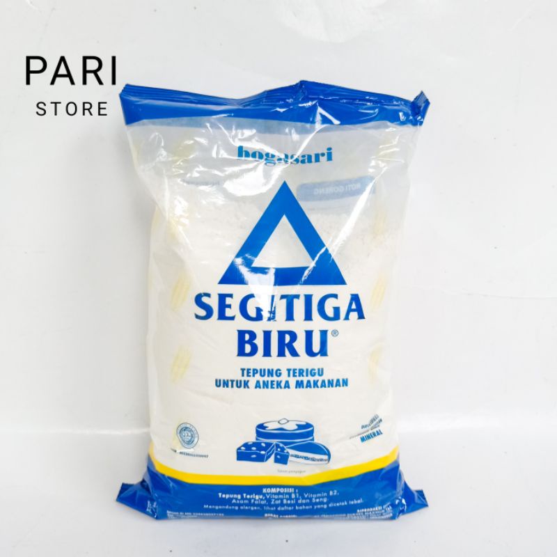 

Bogasari Segitiga Biru Tepung Terigu 1 kg