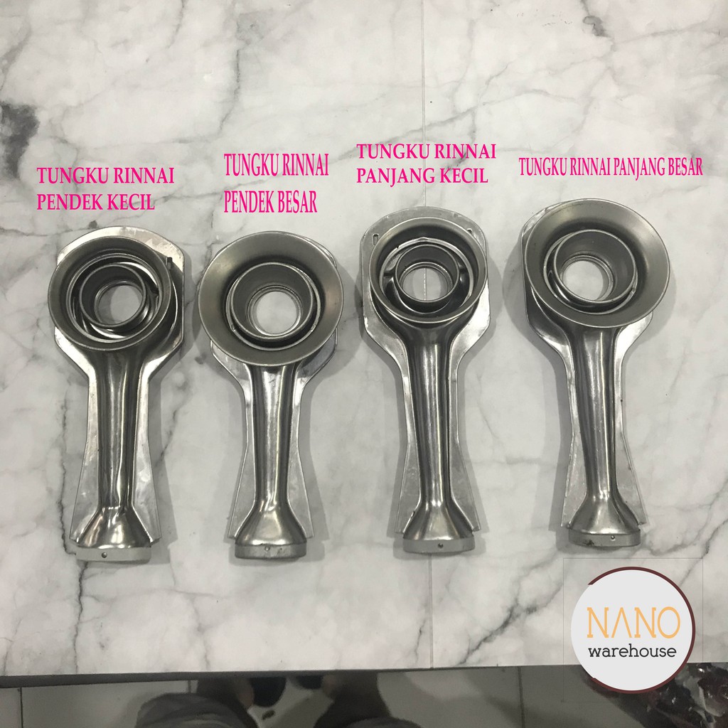 (SET) Cangklong Tungku Sparepart Kompor Gas Rinnai PANJANG KECIL + Burner Rinnai Kecil KW Biasa