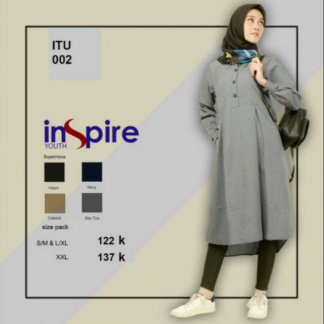 Tunik inspire ITU 002 Navy