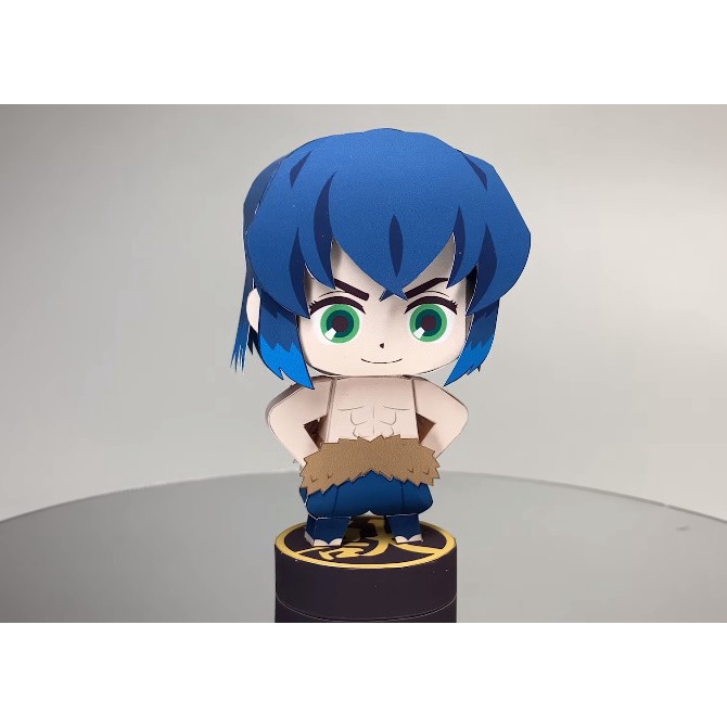 Chibi Inosuke Hashibira Kimetsu No Yaiba Papercraft